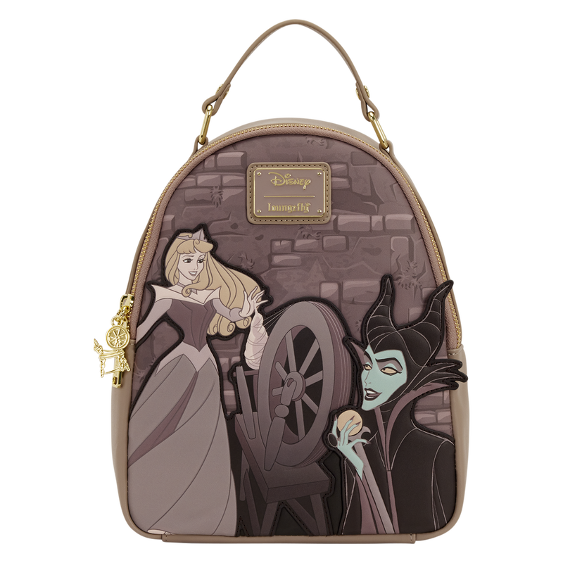 Sleeping Beauty & Maleficent Spinning Wheel Mini Backpack, , hi-res view 1
