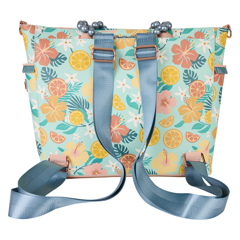 Loungefly Tropical Lemon Floral Convertible Backpack & Tote Crossbody Bag, , hi-res view 4