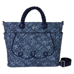 Loungefly Faux Denim Convertible Backpack & Tote Crossbody Bag, , hi-res view 1