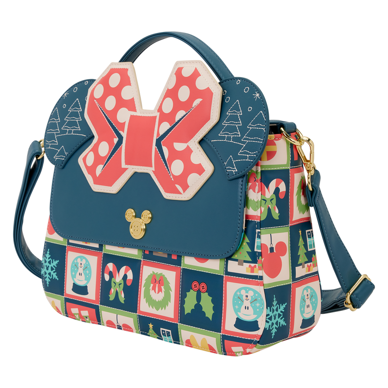 Minnie Mouse Holiday Crossbody Bag, , hi-res view 5