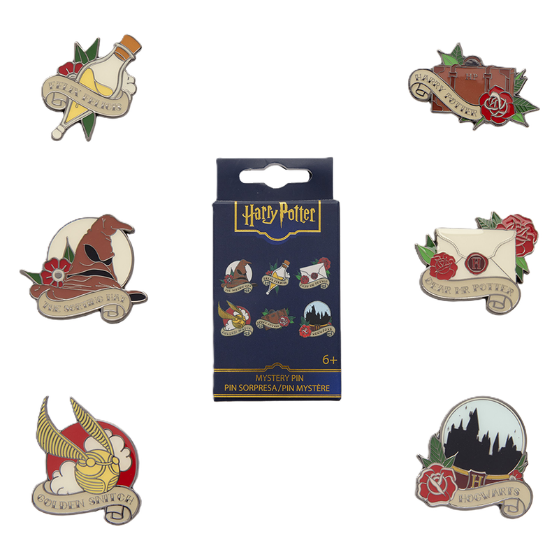 Harry Potter Tattoo Iconic Mystery Box Pin, , hi-res view 1
