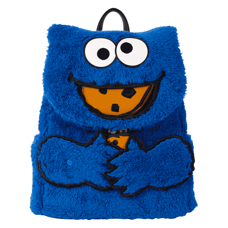 Sesame Street Cookie Monster Plush Cosplay Mini Backpack With Coin Bag, , hi-res view 4