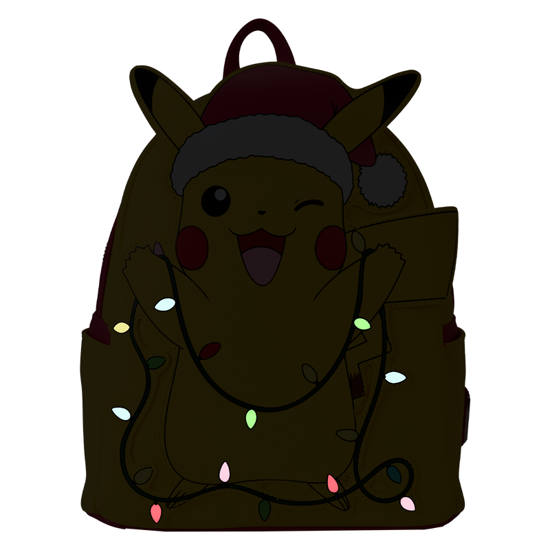 Pokémon Santa Pikachu String Lights Light Up Mini Backpack, , hi-res view 4