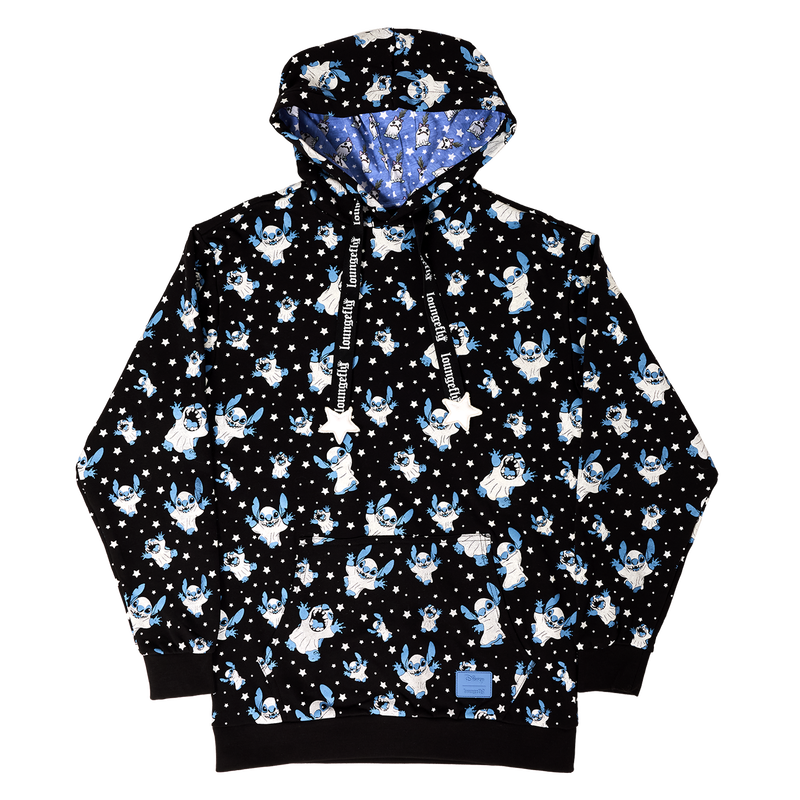 Stitch Ghost Costume All-Over Print Unisex Hoodie, , hi-res view 6