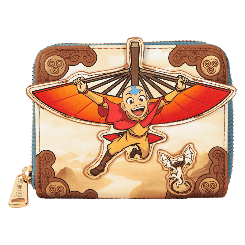 Avatar: The Last Airbender Aang Glider Staff Zip Around Wallet, , hi-res view 1
