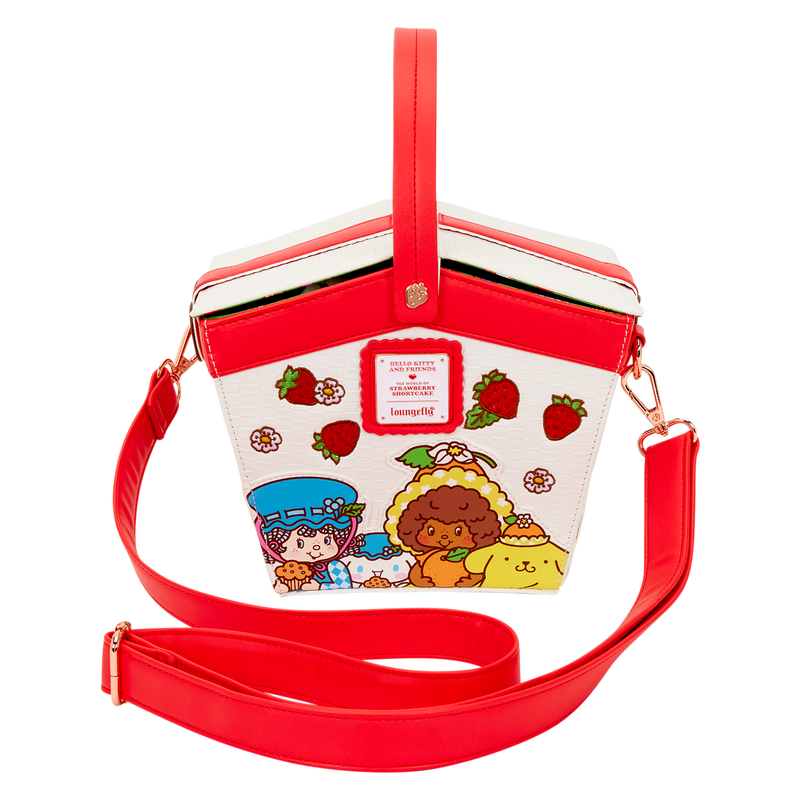 Sanrio Hello Kitty & Friends x Strawberry Shortcake Scented Figural Basket Crossbody Bag, , hi-res view 7