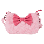 Minnie Mouse Exclusive Hearts Strawberry Scented Sherpa Crossbody Bag, , hi-res view 1