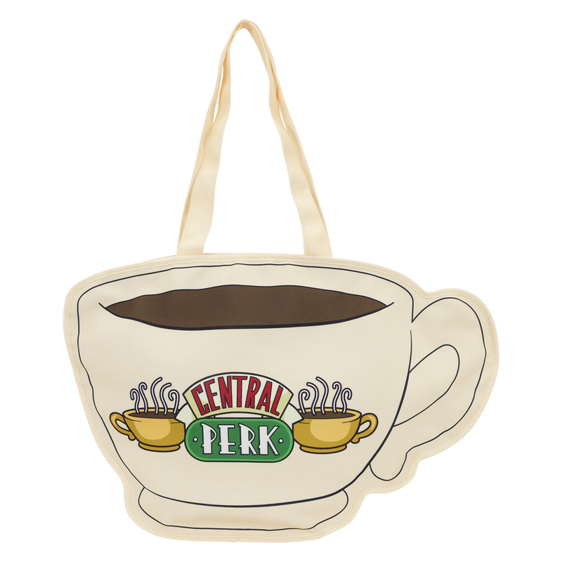 Friends Central Perk Coffee Cup Oversized Canvas Tote Bag, , hi-res view 1