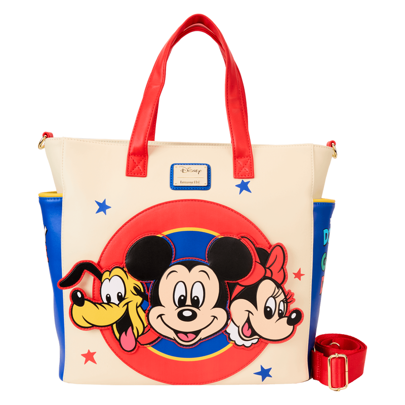 Mickey & Friends Classic Convertible Backpack & Tote Crossbody Bag, , hi-res view 1