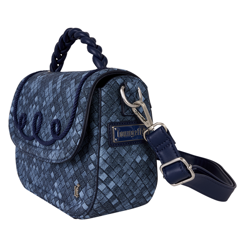 Loungefly Faux Denim Crossbody Bag, , hi-res view 3
