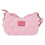 Minnie Mouse Exclusive Hearts Strawberry Scented Sherpa Crossbody Bag, , hi-res view 5