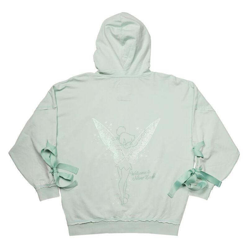 Peter Pan Tinker Bell Ribbon Unisex Zip Up Hoodie, , hi-res view 4