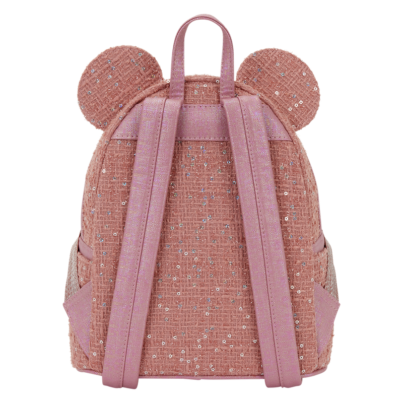 Exclusive Minnie Mouse Glitter Tweed Mini Backpack, , hi-res view 5