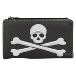 Peter Pan Exclusive Captain Hook Pirate Skull Flap Wallet, , hi-res view 1