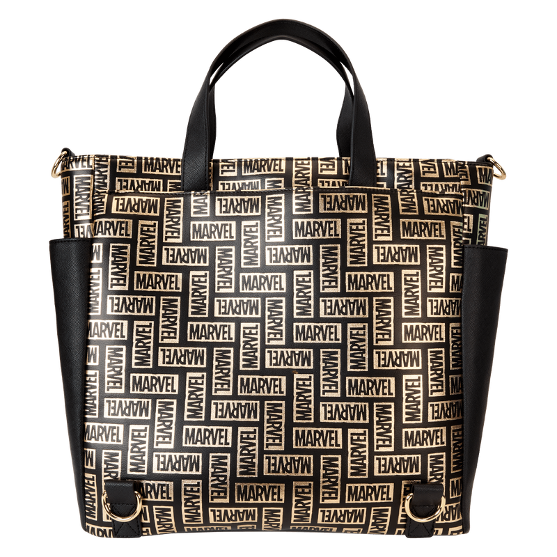 Marvel 85th Anniversary All-Over Print Logo Convertible Backpack & Tote Crossbody Bag, , hi-res view 7