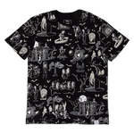 The Haunted Mansion All-Over Print Glow Unisex Tee, , hi-res view 3