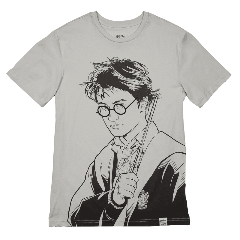 Harry Potter Sketch Unisex Tee, , hi-res view 1