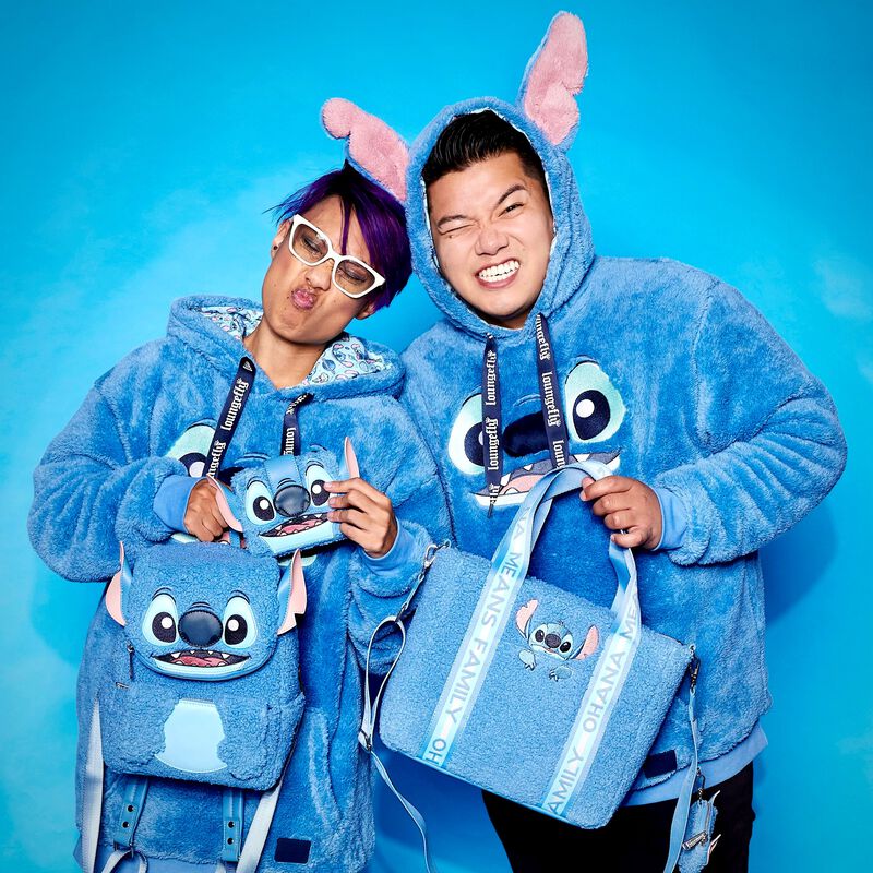 Stitch Plush Sherpa Cosplay Mini Backpack, , hi-res view 3
