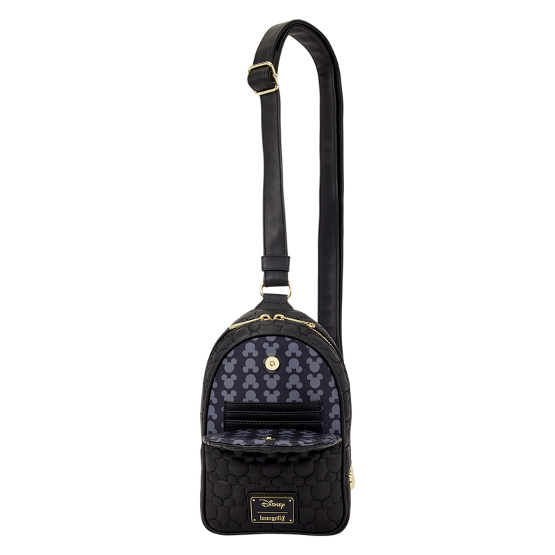 Mickey Mouse Silhouette All-Over Print Sling Crossbody Bag, , hi-res view 3
