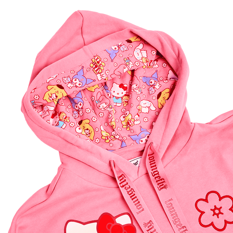 Sanrio Hello Kitty & Friends Color Block Unisex Hoodie, , hi-res view 7