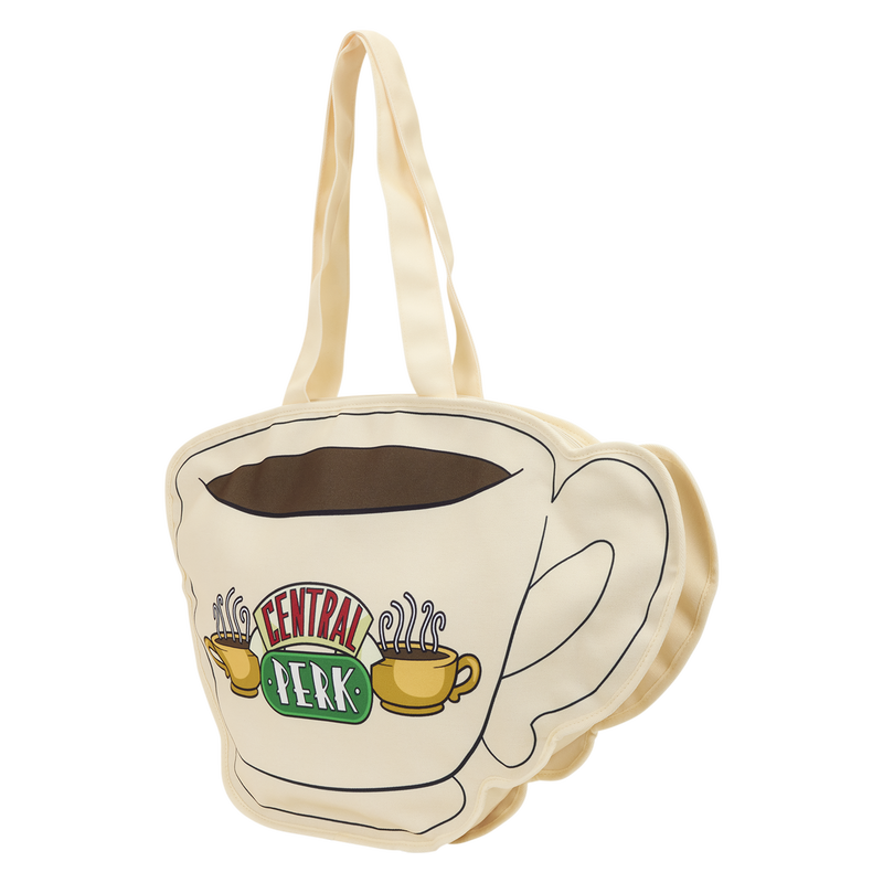 Friends Central Perk Coffee Cup Oversized Canvas Tote Bag, , hi-res view 3
