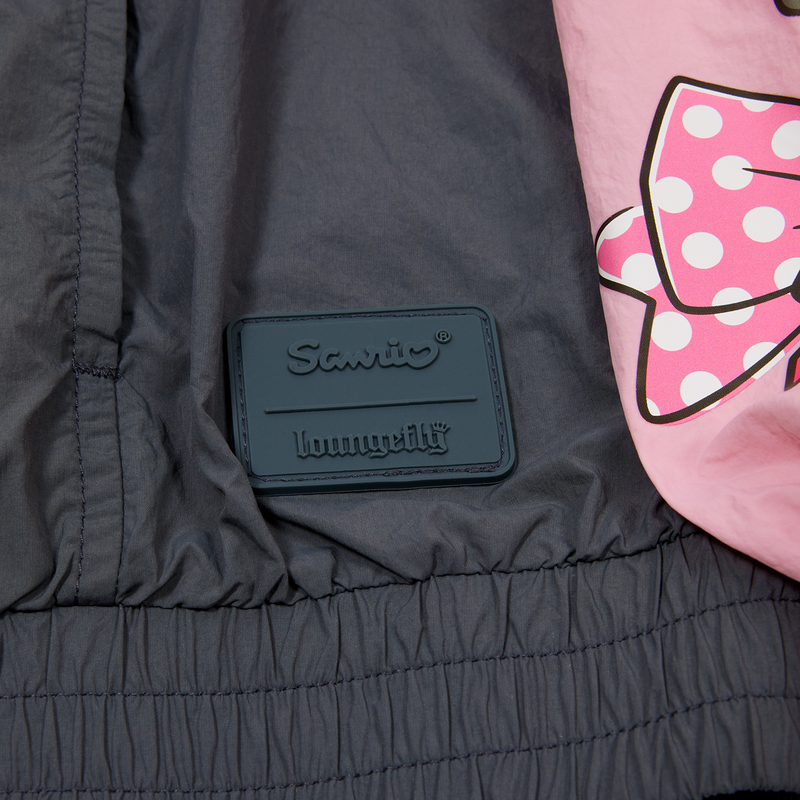 Sanrio My Melody & Kuromi Half-Zip Unisex Windbreaker Jacket, , hi-res view 7