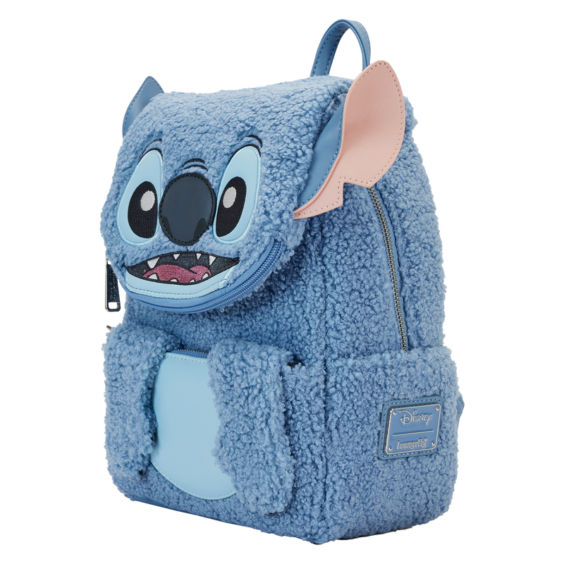 Stitch Plush Sherpa Cosplay Mini Backpack, , hi-res view 5