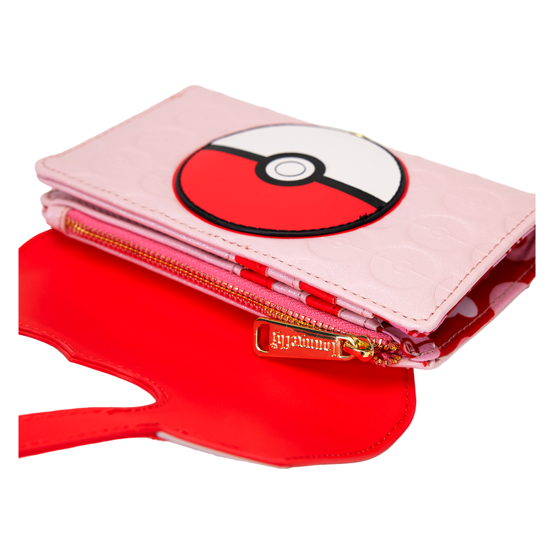 Pok&eacute;mon Exclusive I Choose You Hearts Flap Zip Around Wallet, , hi-res view 5