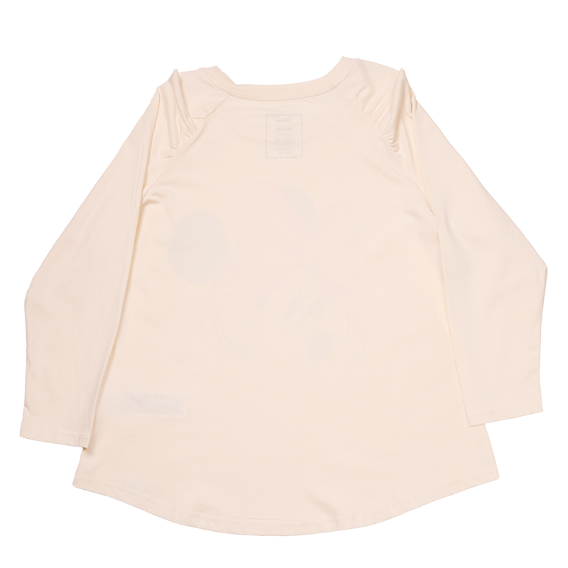 Minnie Mouse Lace Detail Unisex Raglan Tee, , hi-res view 3