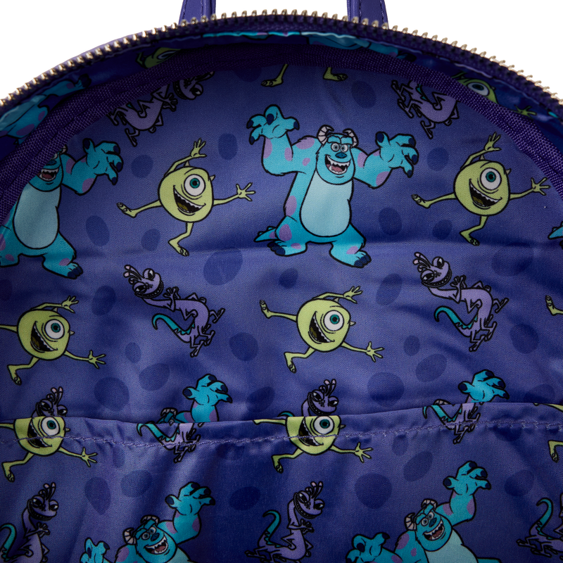 Monsters, Inc. Sulley, Mike, & Randall Triple Pocket Mini Backpack, , hi-res view 8