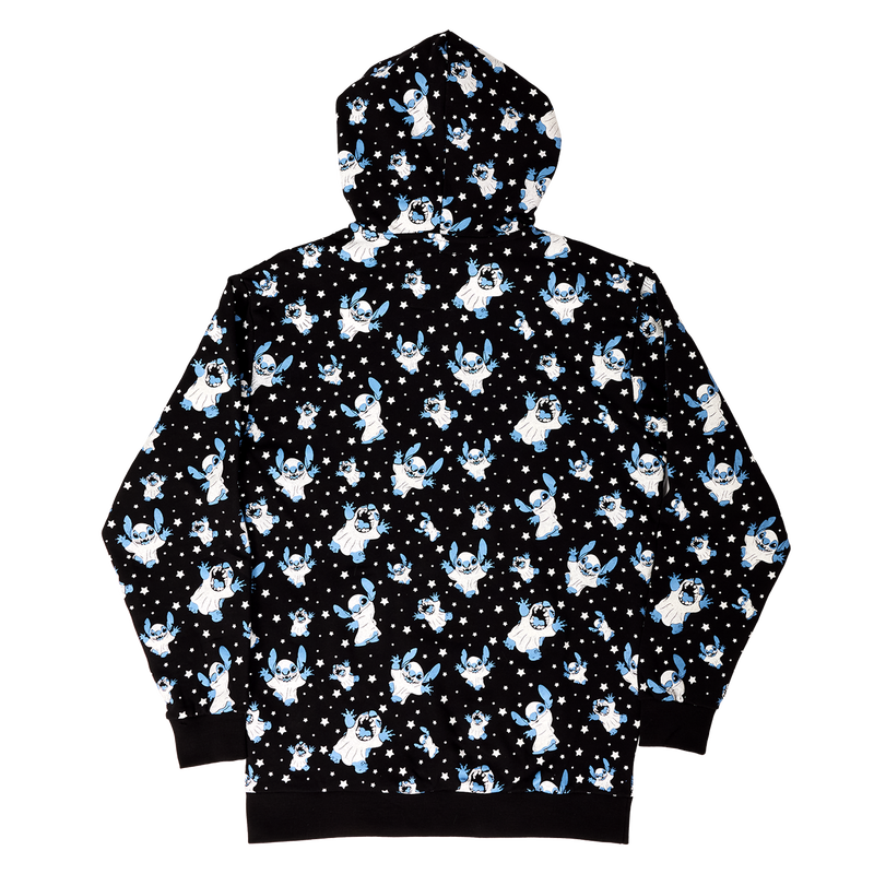 Stitch Ghost Costume All-Over Print Unisex Hoodie, , hi-res view 7