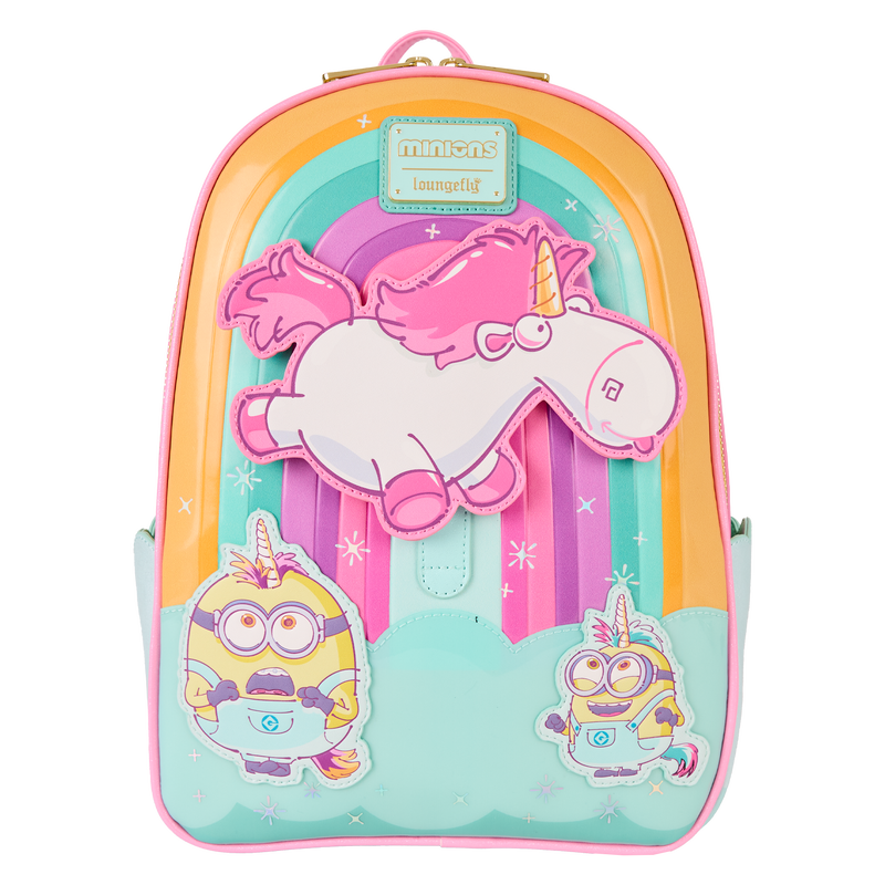Minions Fluffy Unicorn Rainbow Mini Backpack, , hi-res view 1
