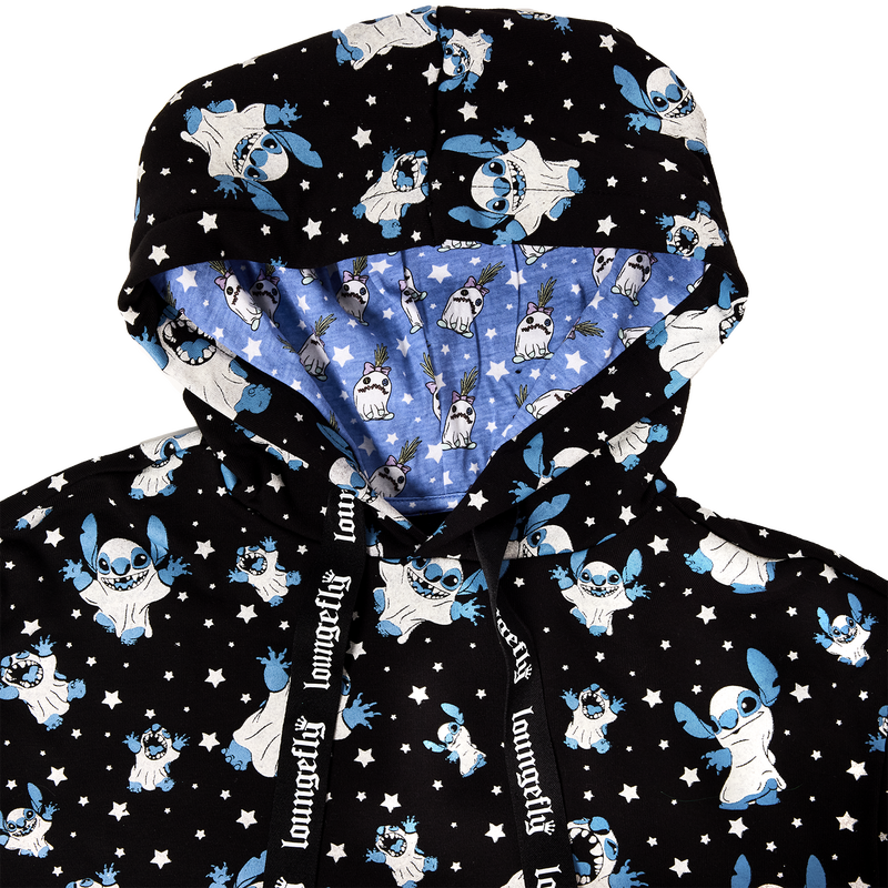 Stitch Ghost Costume All-Over Print Unisex Hoodie, , hi-res view 9
