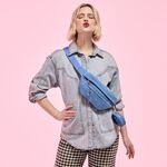 Stitch Ohana Canvas Convertible Belt Bag with Coin Bag LFlifestyle1 view 2