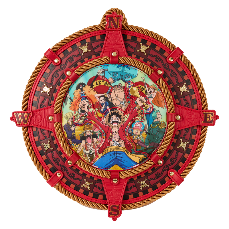 One Piece Compass Figural Mini Backpack, , hi-res view 1
