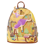 Tangled Rapunzel Glow Pin Trader Mini Backpack, , hi-res view 5