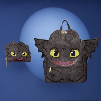 How to Train Your Dragon Toothless Cosplay Mini Backpack, , hi-res view 2