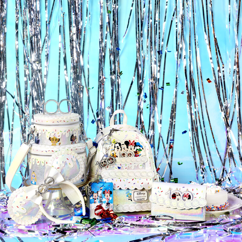 Disney100 Anniversary Celebration Cake Flap Wallet, , hi-res view 2