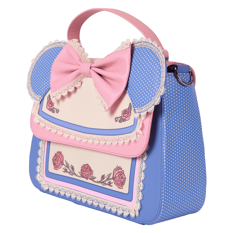 Minnie Mouse Floral and Lace Crossbody Bag, , hi-res view 4