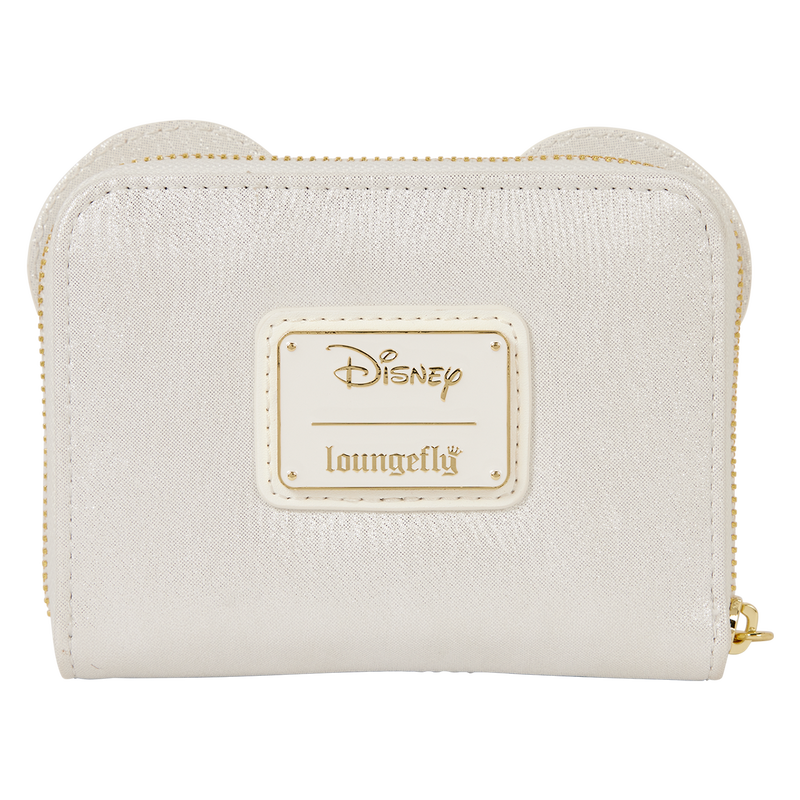 Minnie Mouse Iridescent Lace Wedding Zip Around Wallet, , hi-res view 6