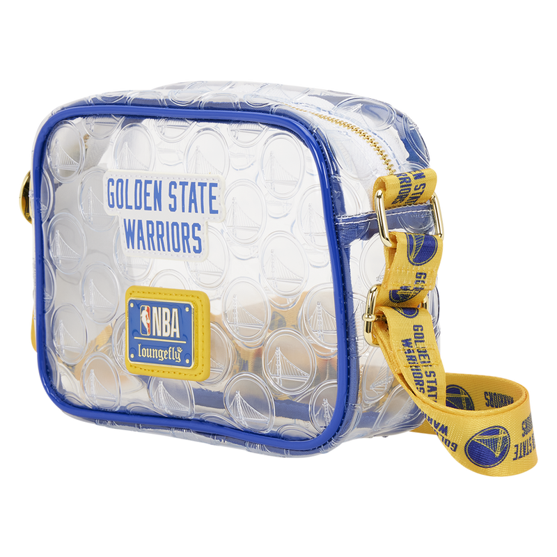 NBA Golden State Warriors Clear Crossbody Stadium Bag, , hi-res view 3