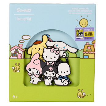 SDCC Limited Edition Hello Kitty & Friends 3" Collector Box Pin, Image 1