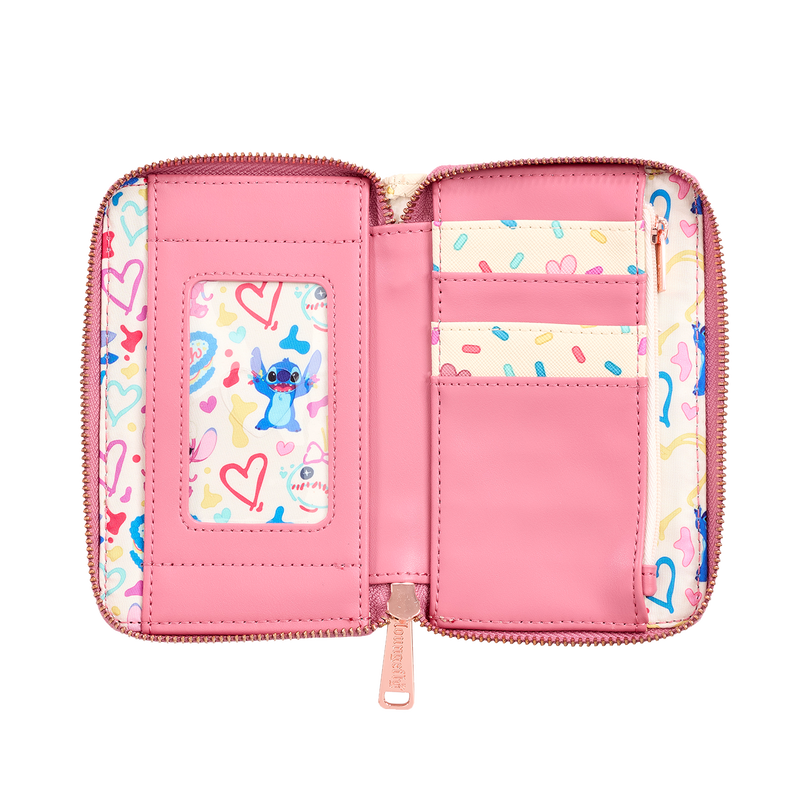 Lilo & Stitch Angel Cake Zip Around Wallet - Disney, , hi-res view 4
