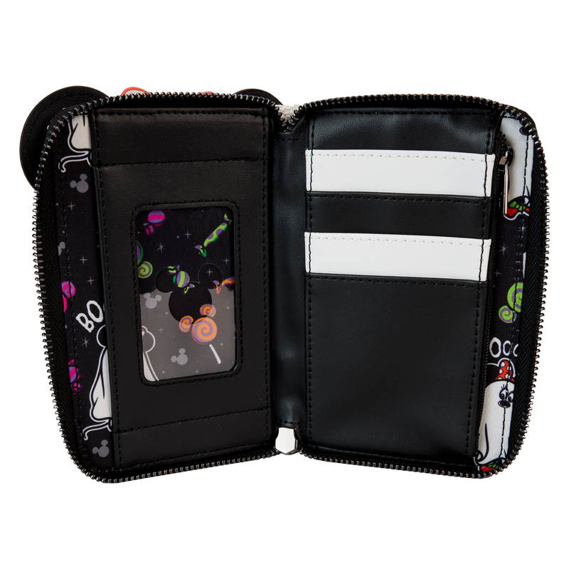 Minnie Mouse Exclusive Ghost Costume Glow Zip Around Wallet, , hi-res view 5