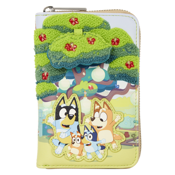 Bluey's Backyard Zip-Around Wallet, , hi-res view 1
