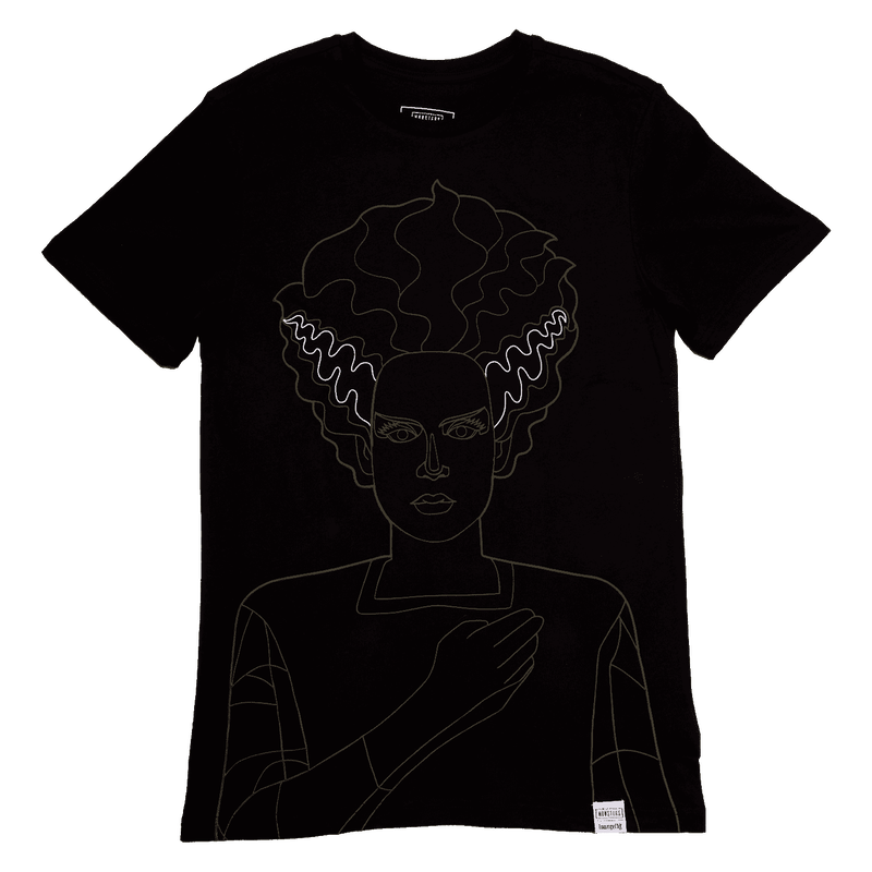 Universal Monsters The Bride Of Frankenstein Unisex Tee, , hi-res view 1