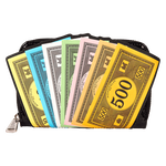 Monopoly 90th Anniversary Money Glitter Zip Around Wallet, , hi-res view 1