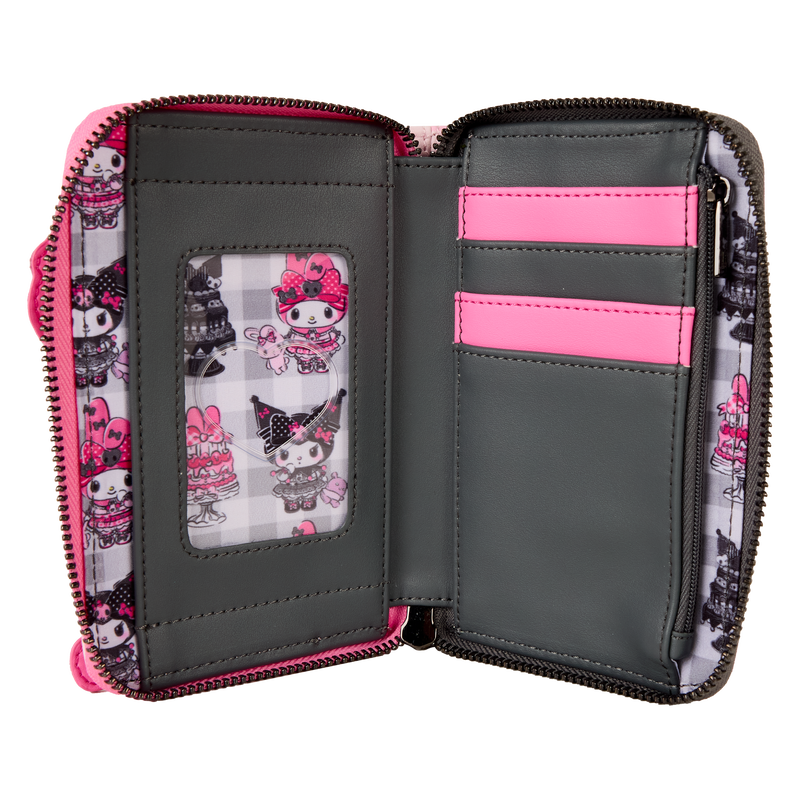 Sanrio My Melody & Kuromi Zip Around Wallet, , hi-res view 6