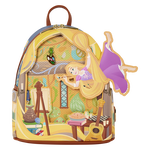 Tangled Rapunzel Glow Pin Trader Mini Backpack, , hi-res view 7