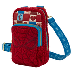 Spider-Man Sherpa Cell Phone Crossbody Bag with Coin Bag, , hi-res view 4